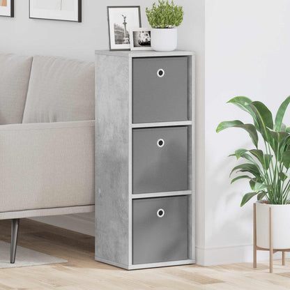 Sideboard with Drawer Concrete Grey 30.5 x 27 x 84.5 cm