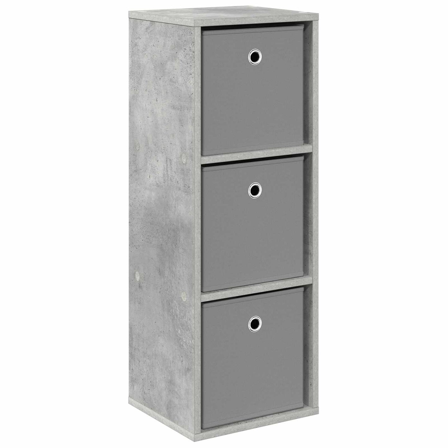 Sideboard with Drawer Concrete Grey 30.5 x 27 x 84.5 cm