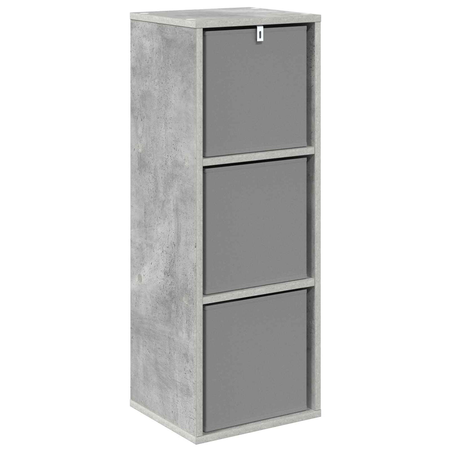 Sideboard with Drawer Concrete Grey 30.5 x 27 x 84.5 cm