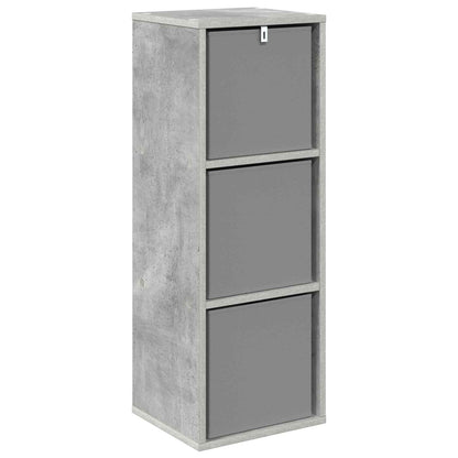 Sideboard with Drawer Concrete Grey 30.5 x 27 x 84.5 cm