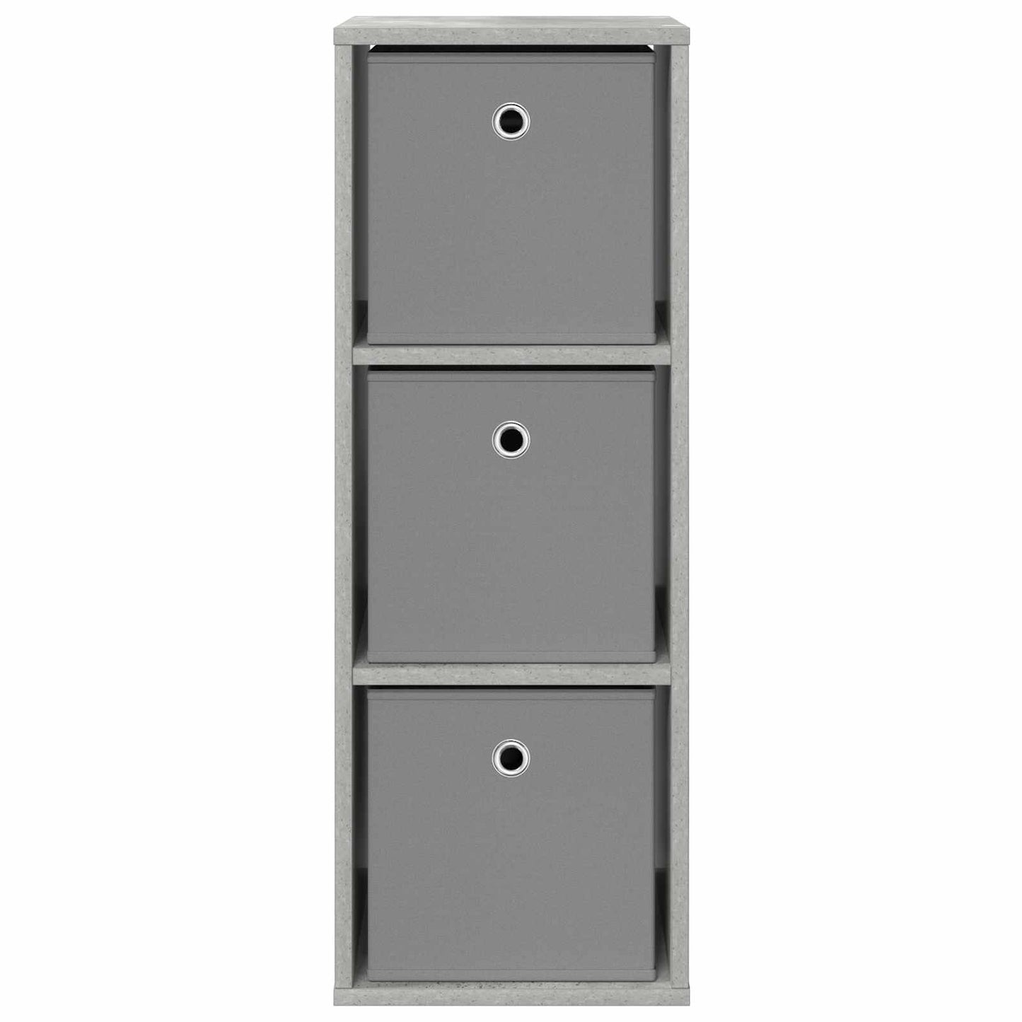 Sideboard with Drawer Concrete Grey 30.5 x 27 x 84.5 cm