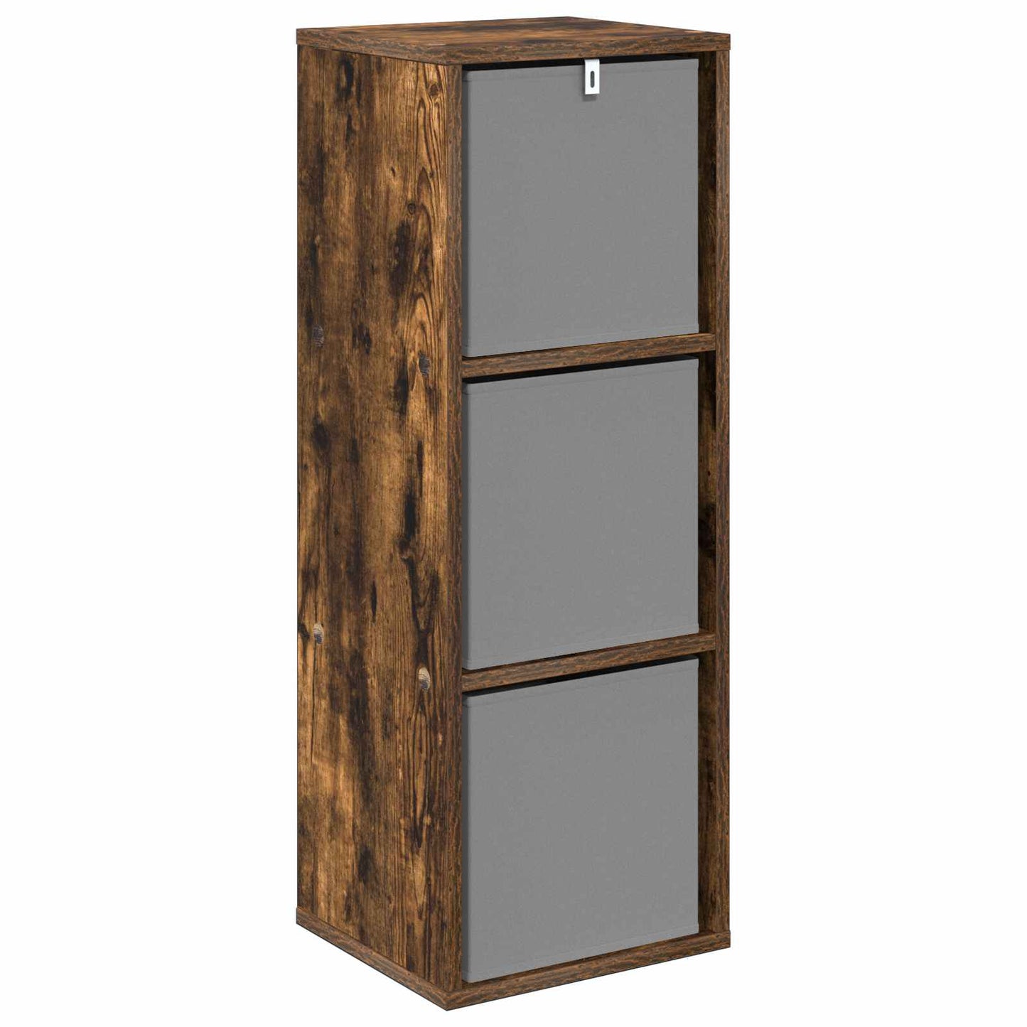 Sideboard with Drawer Smoked Oak 30.5 x 27 x 84.5 cm