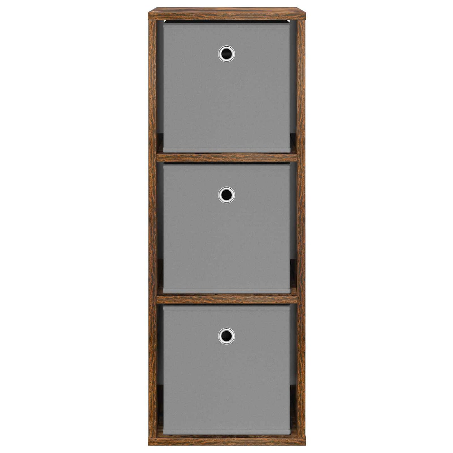 Sideboard with Drawer Smoked Oak 30.5 x 27 x 84.5 cm