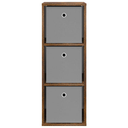 Sideboard with Drawer Smoked Oak 30.5 x 27 x 84.5 cm
