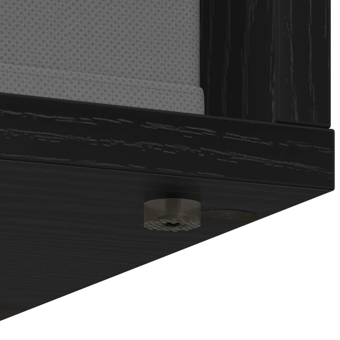 Sideboard with Drawer Black Oak 35 x 32 x 99.5 cm