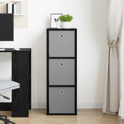 Sideboard with Drawer Black Oak 35 x 32 x 99.5 cm