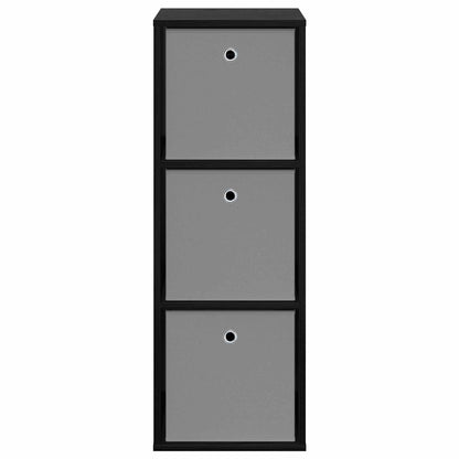 Sideboard with Drawer Black Oak 35 x 32 x 99.5 cm