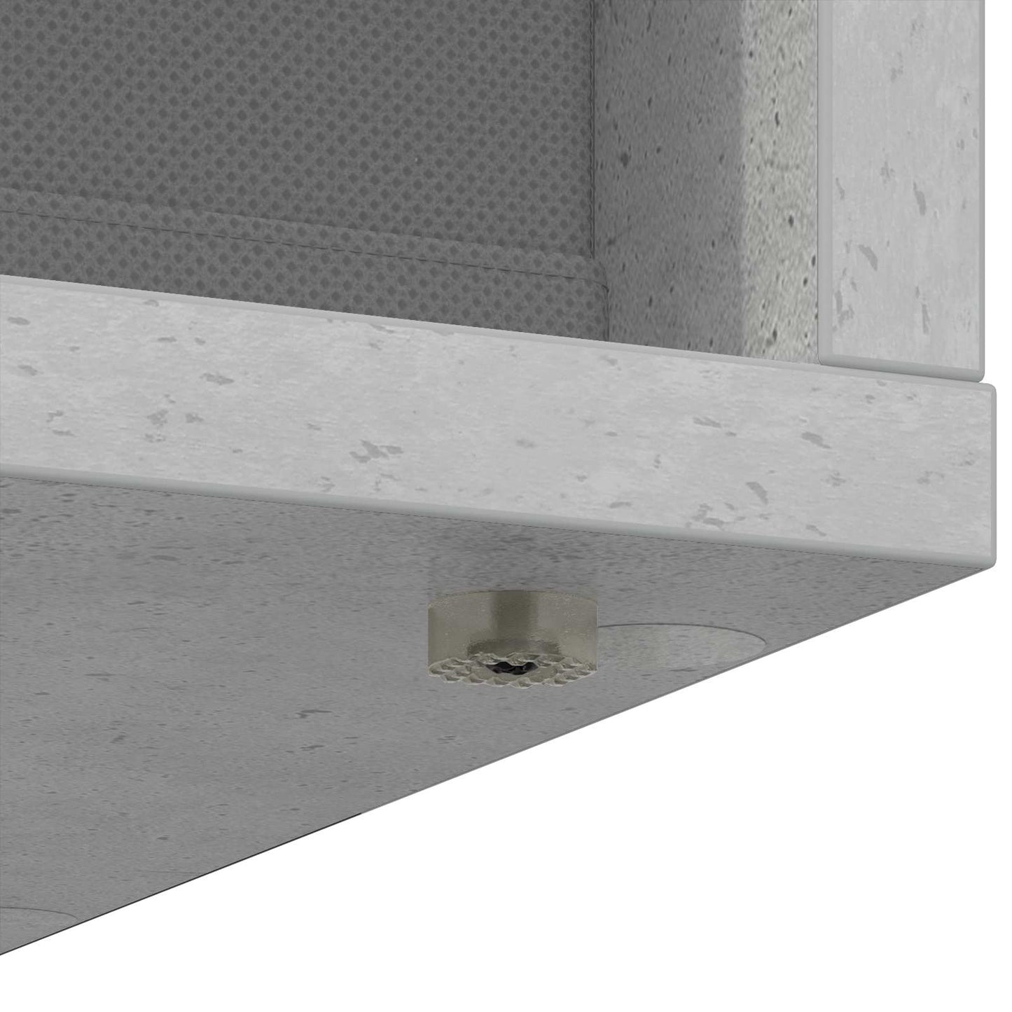 Sideboard with Drawer Concrete Grey 35 x 32 x 99.5 cm