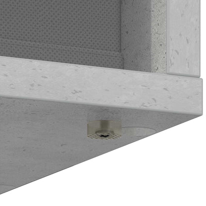 Sideboard with Drawer Concrete Grey 35 x 32 x 99.5 cm