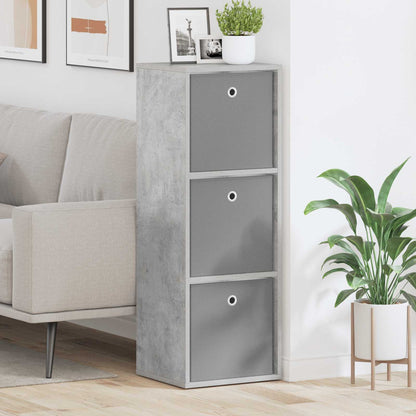 Sideboard with Drawer Concrete Grey 35 x 32 x 99.5 cm