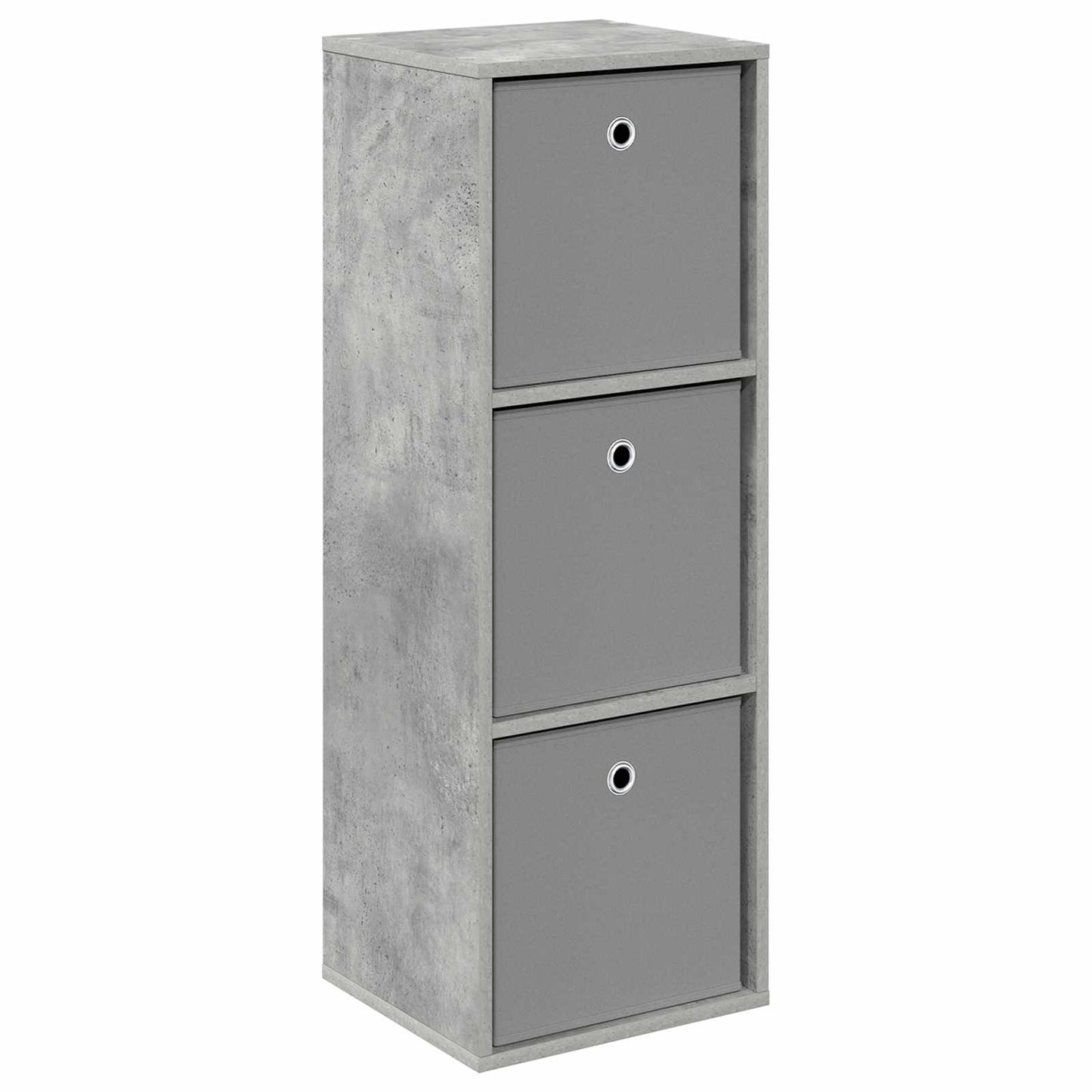 Sideboard with Drawer Concrete Grey 35 x 32 x 99.5 cm
