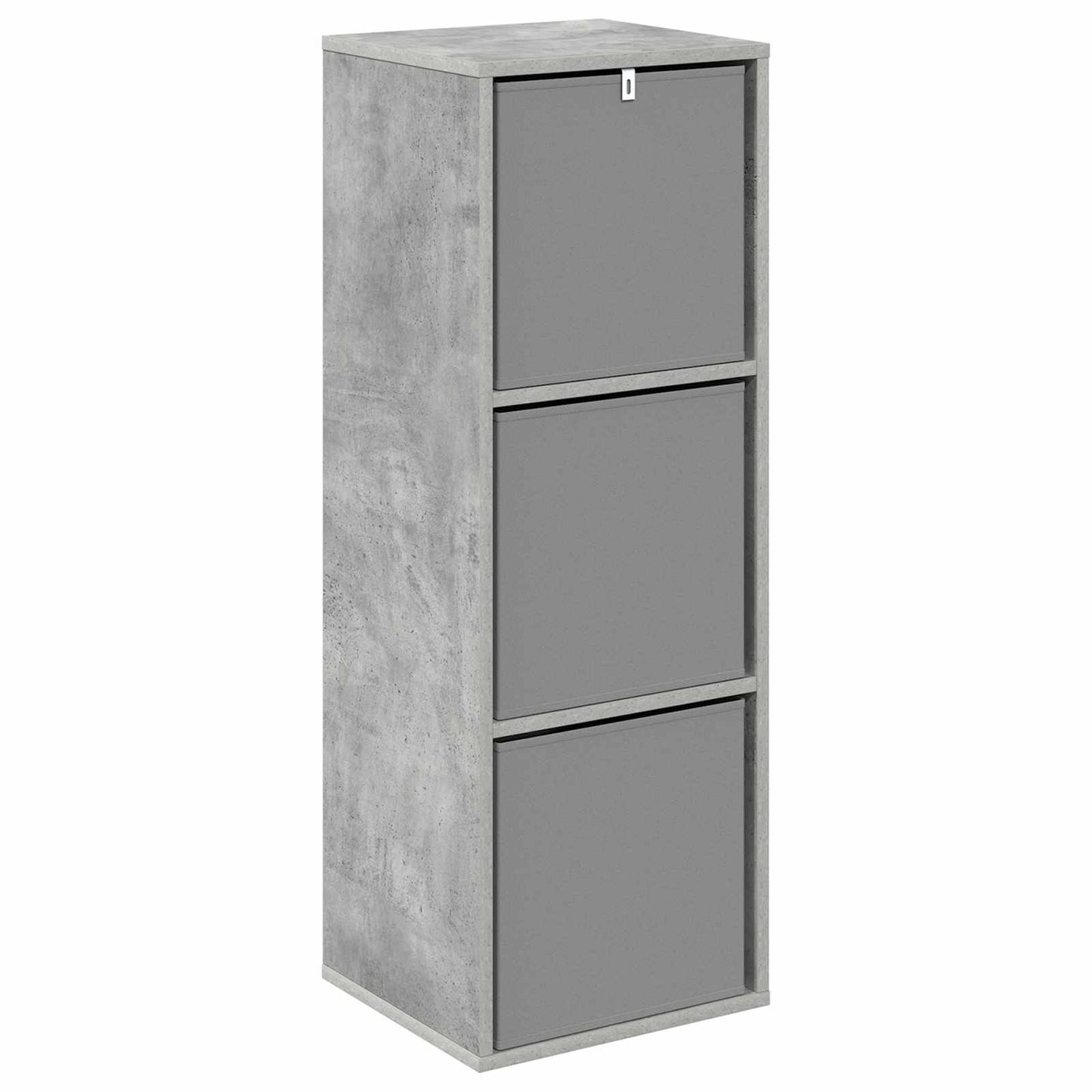 Sideboard with Drawer Concrete Grey 35 x 32 x 99.5 cm