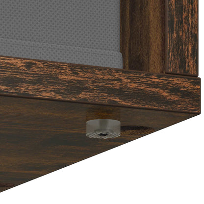 Sideboard with Drawer Smoked Oak 35 x 32 x 99.5 cm
