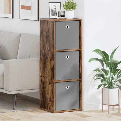 Sideboard with Drawer Smoked Oak 35 x 32 x 99.5 cm