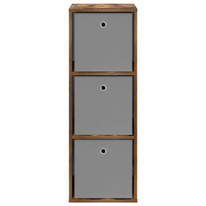 Sideboard with Drawer Smoked Oak 35 x 32 x 99.5 cm