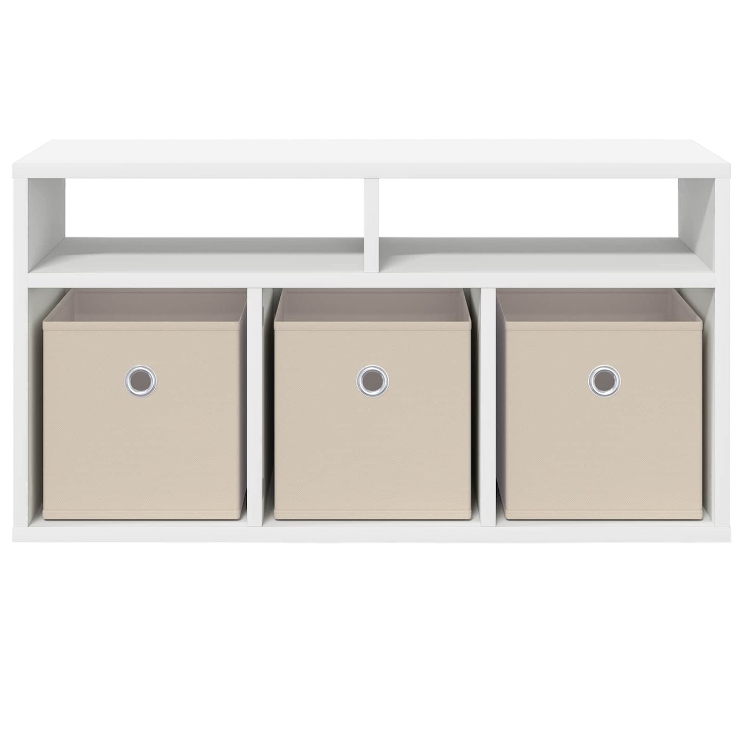 Lowboard with Drawer White 72 x 22.5 x 38 cm