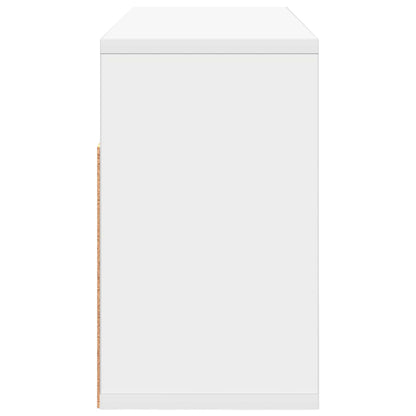 Lowboard with Drawer White 72 x 22.5 x 38 cm