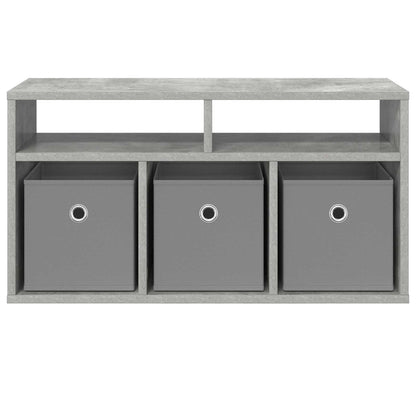 Lowboard with Drawer Concrete Grey 72 x 22.5 x 38 cm