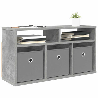 Lowboard with Drawer Concrete Grey 72 x 22.5 x 38 cm