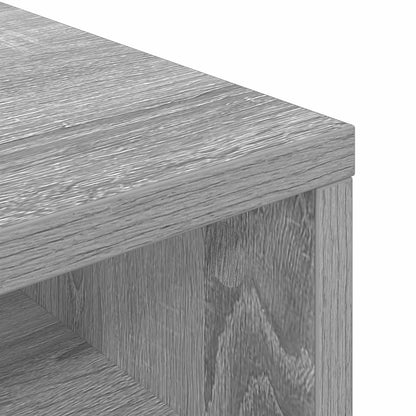Lowboard with Drawer Grey Sonoma 72 x 22.5 x 38 cm