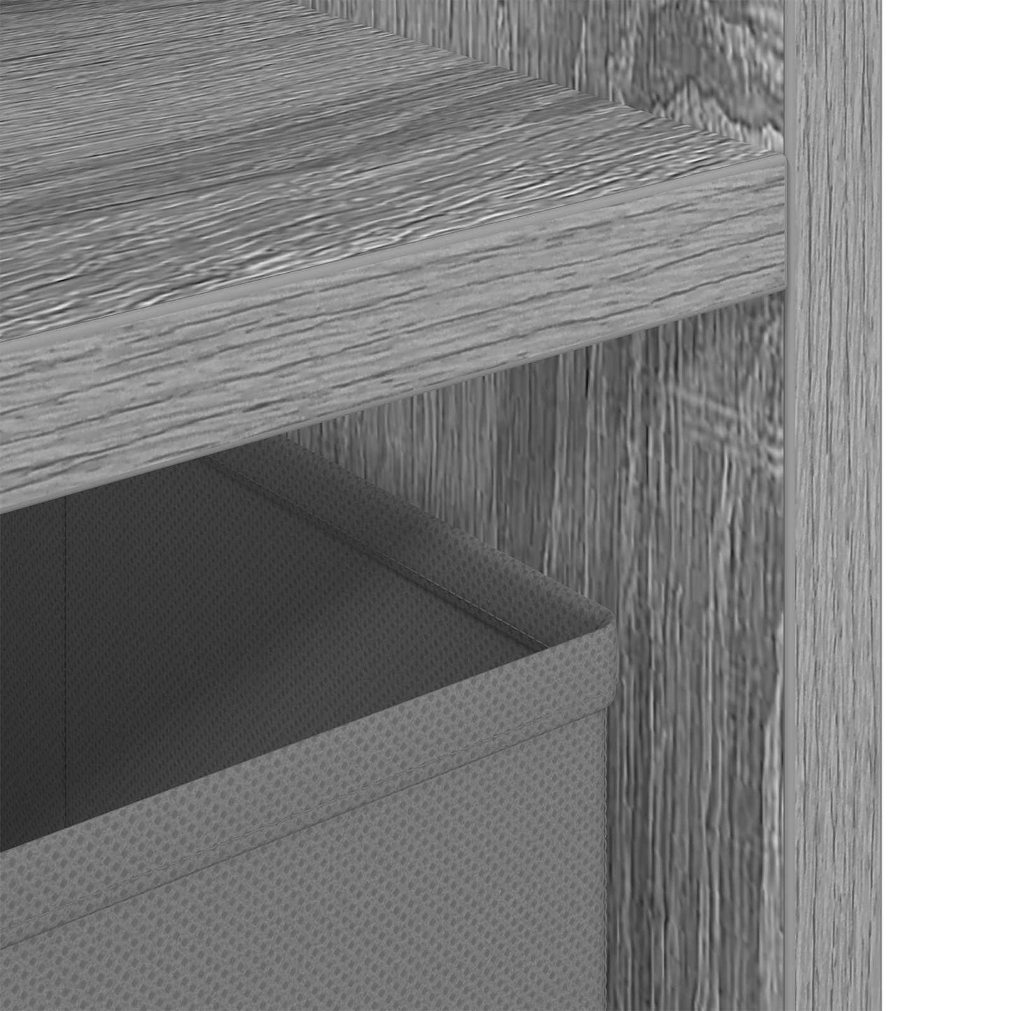 Lowboard with Drawer Grey Sonoma 72 x 22.5 x 38 cm