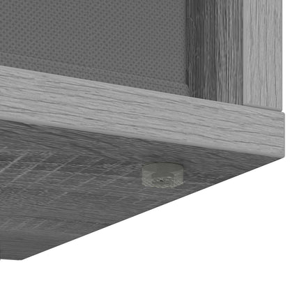 Lowboard with Drawer Grey Sonoma 72 x 22.5 x 38 cm