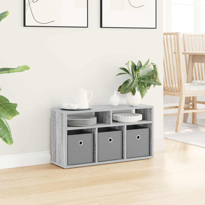 Lowboard with Drawer Grey Sonoma 72 x 22.5 x 38 cm