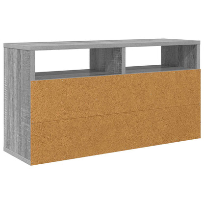 Lowboard with Drawer Grey Sonoma 72 x 22.5 x 38 cm