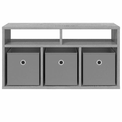 Lowboard with Drawer Grey Sonoma 72 x 22.5 x 38 cm