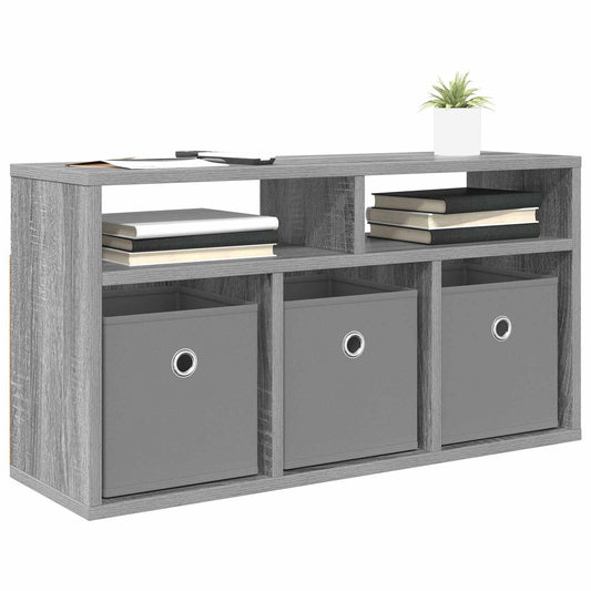 Lowboard with Drawer Grey Sonoma 72 x 22.5 x 38 cm