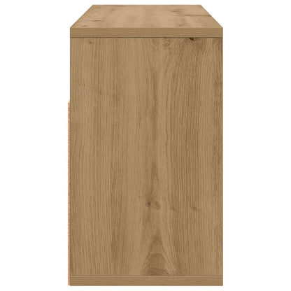 Lowboard with Drawer Artisan Oak 72 x 22.5 x 38 cm
