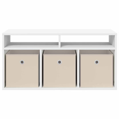 Lowboard with Drawer White 87 x 27.5 x 43 cm