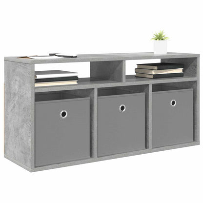 Lowboard with Drawer Concrete Grey 87 x 27.5 x 43 cm