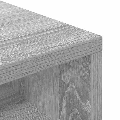 Lowboard with Drawer Grey Sonoma 87 x 27.5 x 43 cm