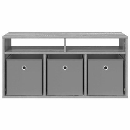 Lowboard with Drawer Grey Sonoma 87 x 27.5 x 43 cm