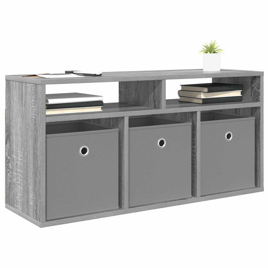 Lowboard with Drawer Grey Sonoma 87 x 27.5 x 43 cm