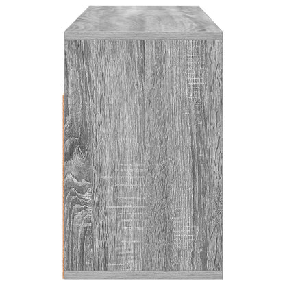 Lowboard with Drawer Grey Sonoma 87 x 27.5 x 43 cm