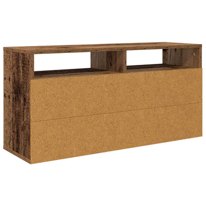 Lowboard with Drawer Old Wood 87 x 27.5 x 43 cm