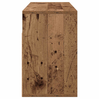 Lowboard with Drawer Old Wood 87 x 27.5 x 43 cm