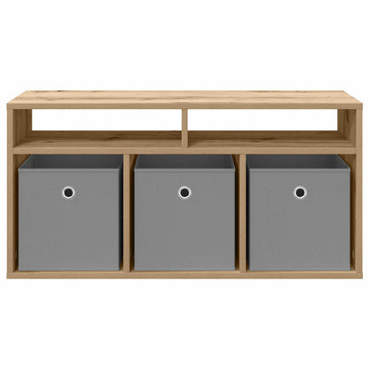 Lowboard with Drawer Artisan Oak 87 x 27.5 x 43 cm