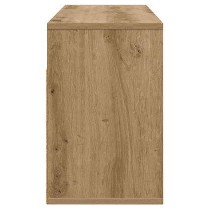 Lowboard with Drawer Artisan Oak 87 x 27.5 x 43 cm