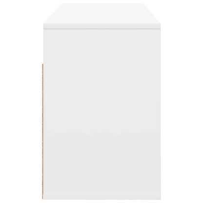 Lowboard with Drawer White 102 x 32 x 48.5 cm