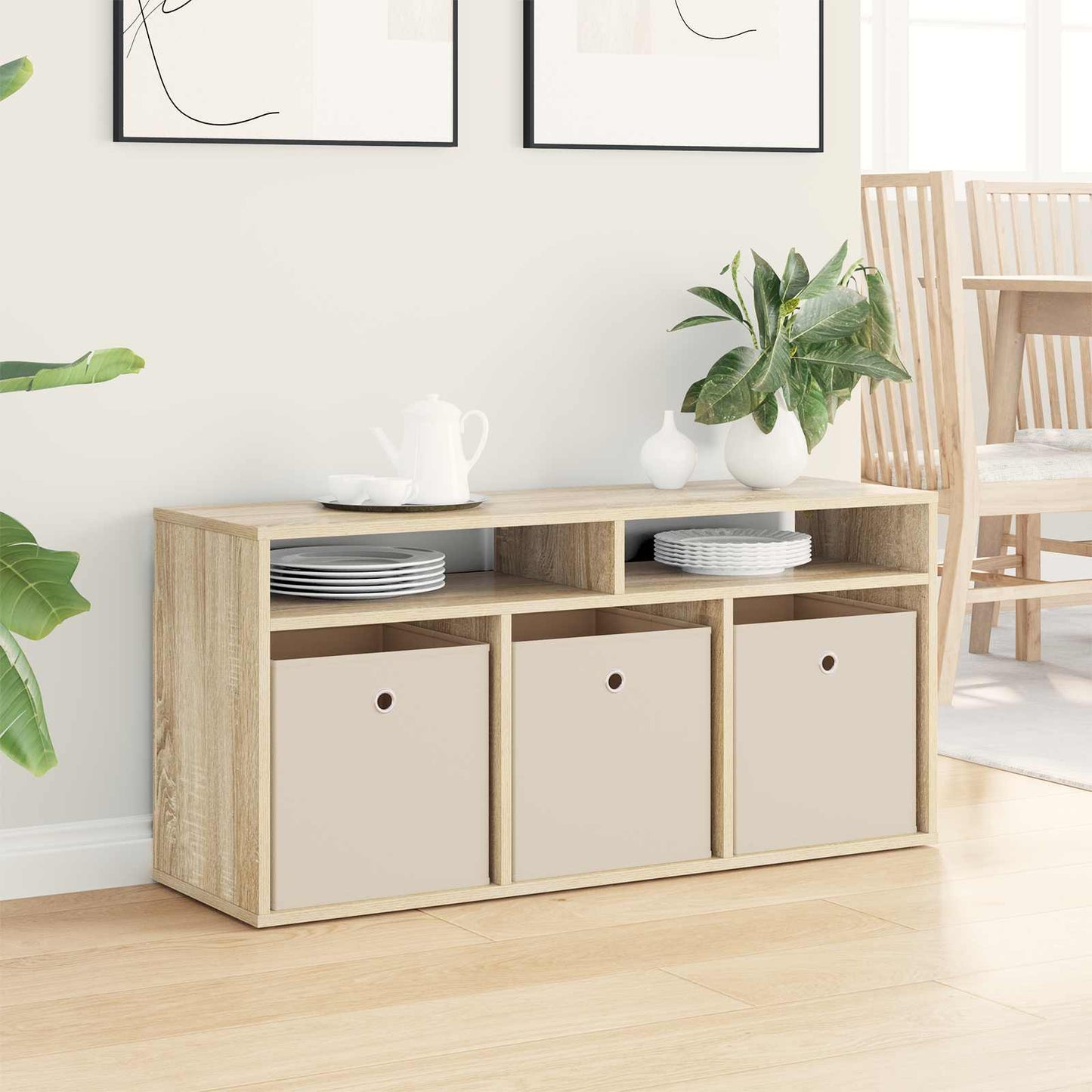Lowboard with Drawer Sonoma Oak 102 x 32 x 48.5 cm