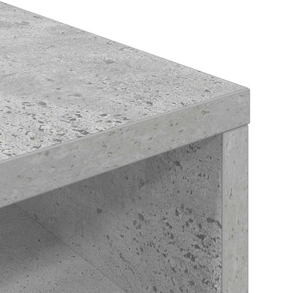 Lowboard with Drawer Concrete Grey 102 x 32 x 48.5 cm