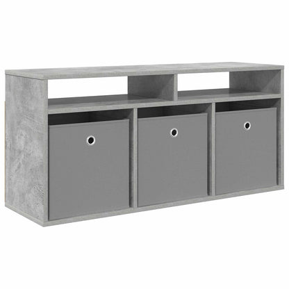 Lowboard with Drawer Concrete Grey 102 x 32 x 48.5 cm