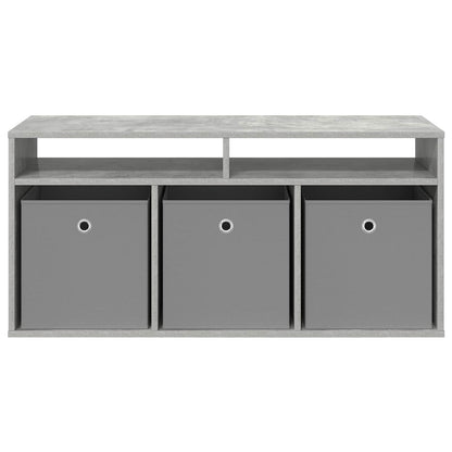 Lowboard with Drawer Concrete Grey 102 x 32 x 48.5 cm