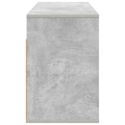 Lowboard with Drawer Concrete Grey 102 x 32 x 48.5 cm