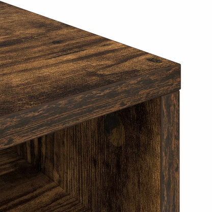 Lowboard with Drawer Smoked Oak 102 x 32 x 48.5 cm