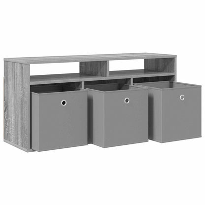 Lowboard with Drawer Grey Sonoma 102 x 32 x 48.5 cm