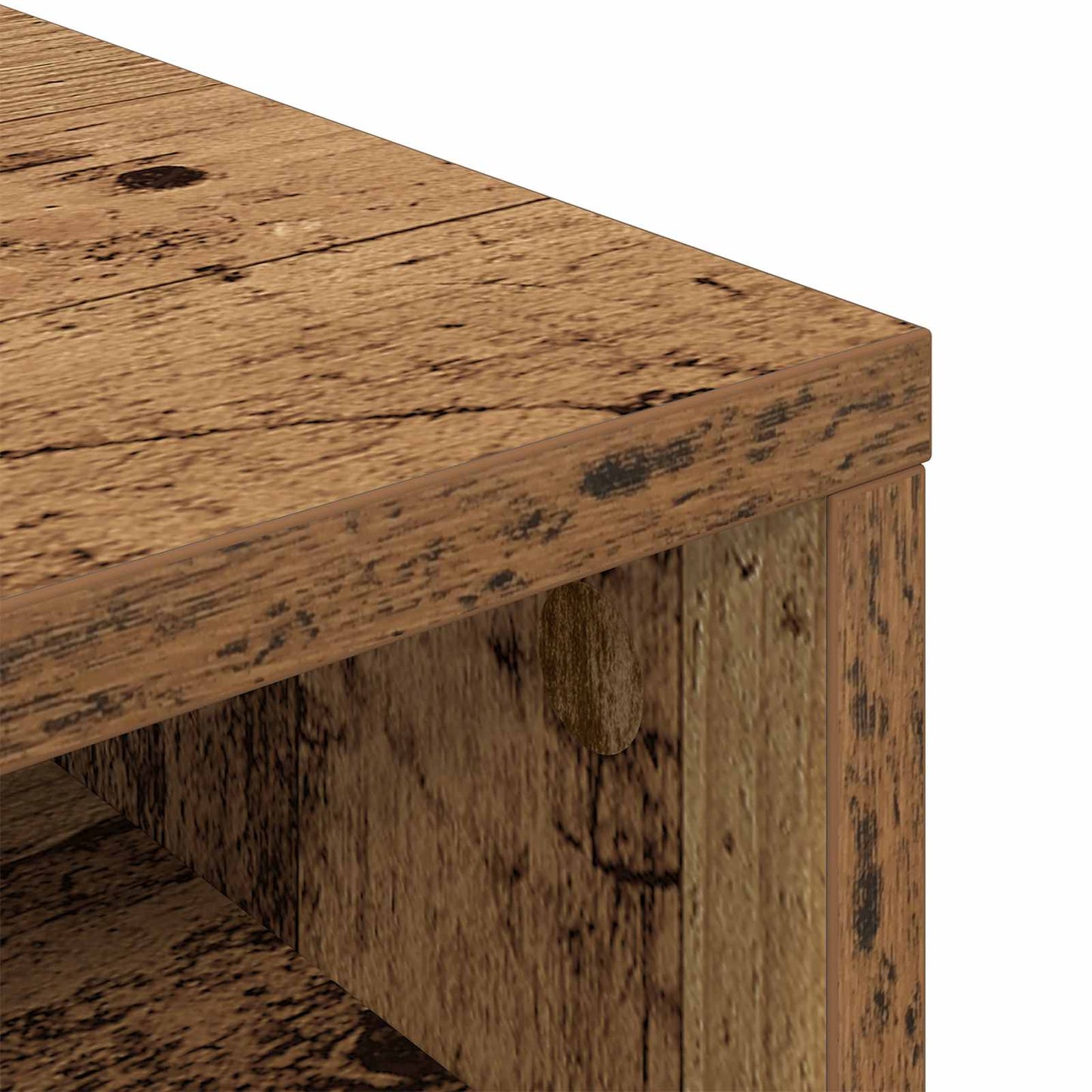 Lowboard with Drawer Old Wood 102 x 32 x 48.5 cm